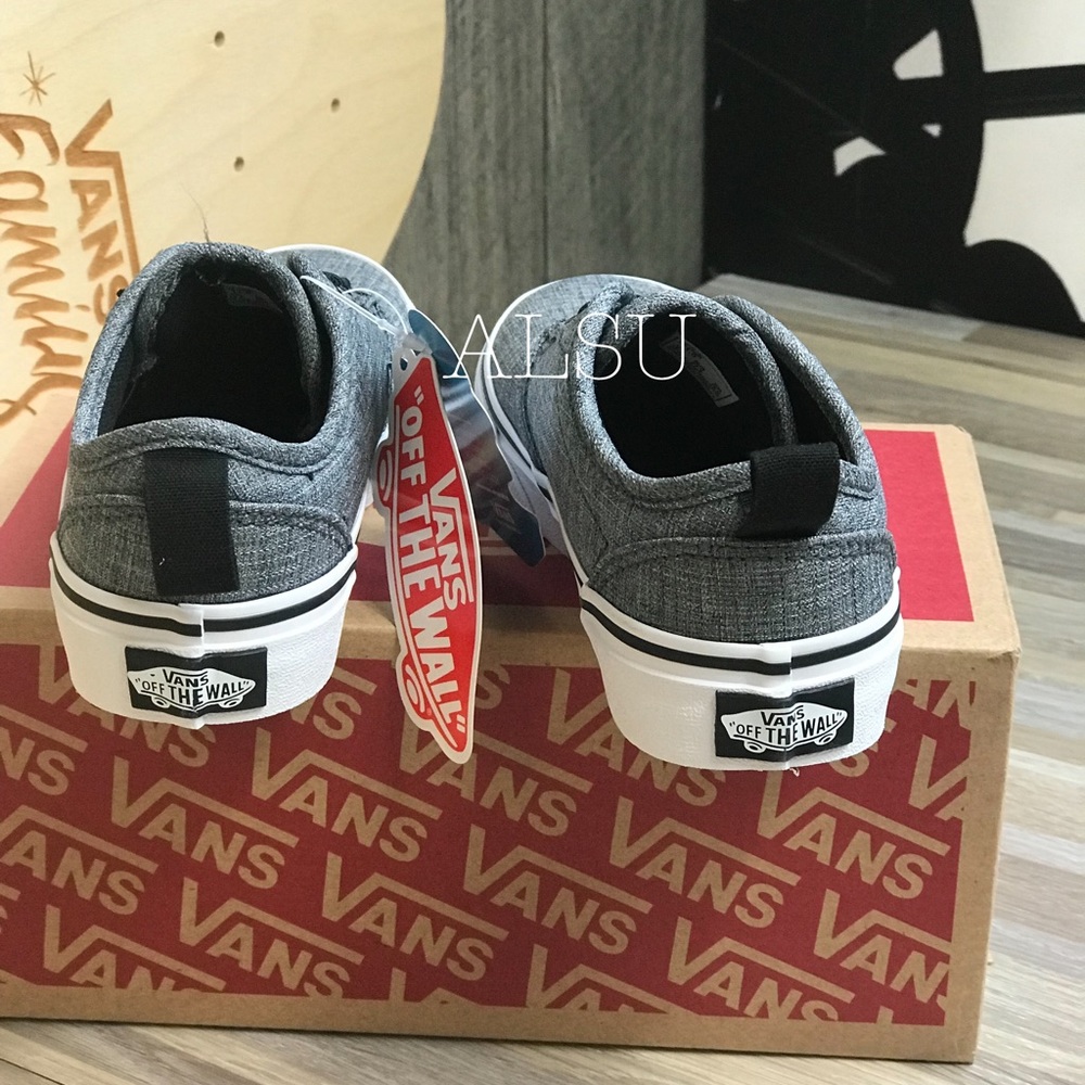 NWT VANS Atwood Slip On Rock Textile Kid’s - Picture 6 of 7